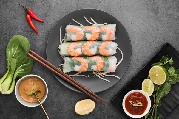 Fresh shrimp rolls Vietnamese style - Easy recipe - Longdan Official