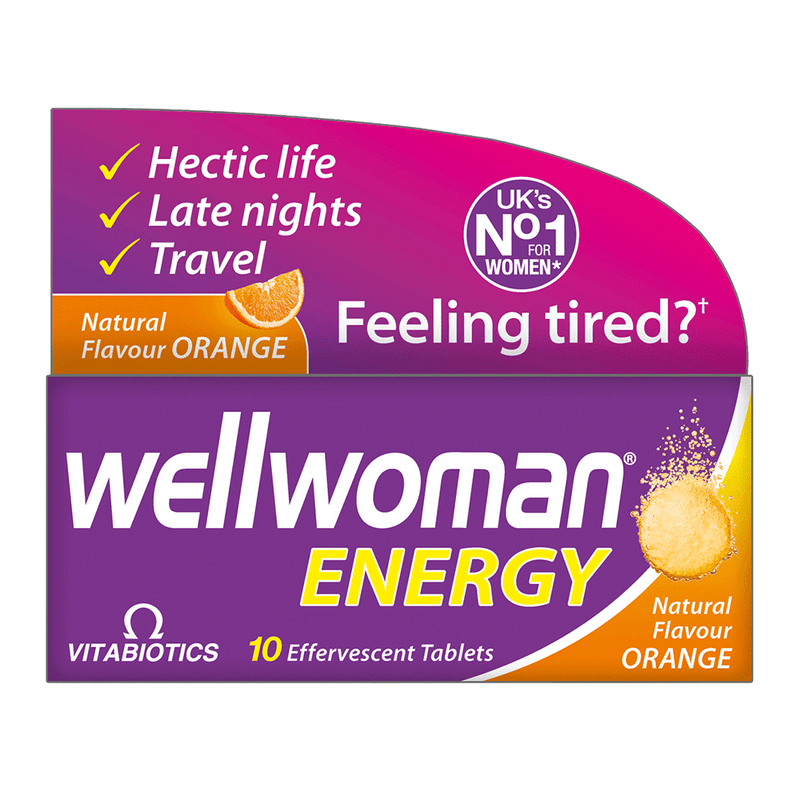 VITABIOTICS Wellwoman Energy Orange 10 Effervescent Tablets