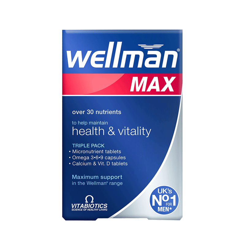 VITABIOTICS Wellman 50+ 30 Tablets