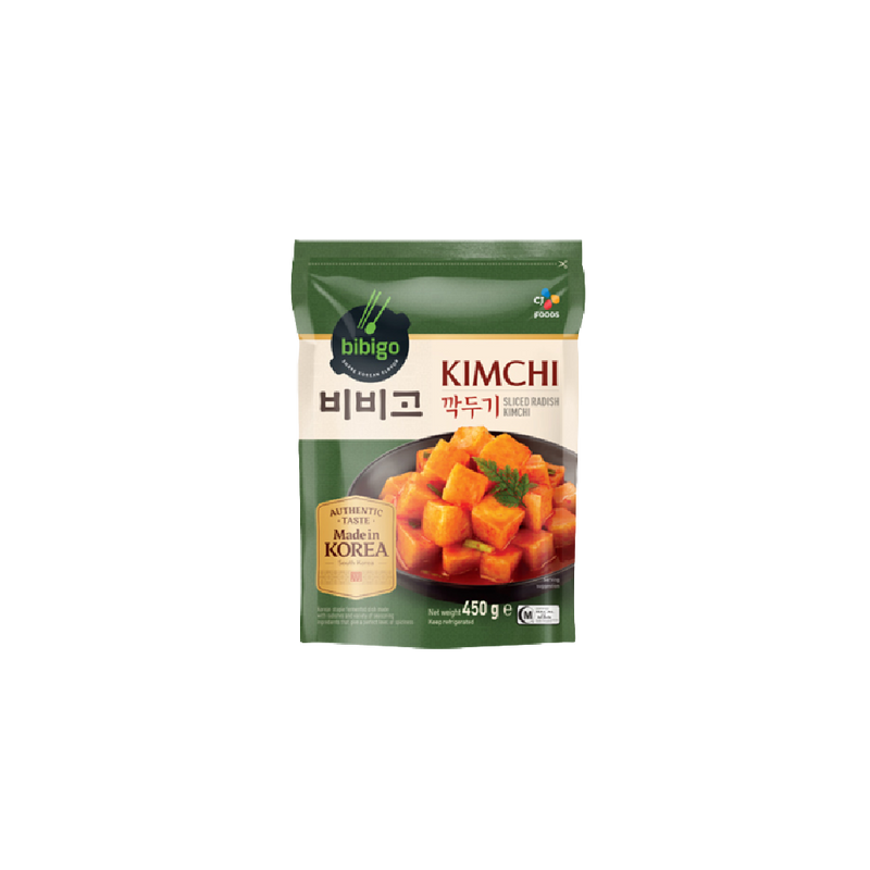 CJ BIBIGO Cubed Radish Kimchi 450g - Longdan Official