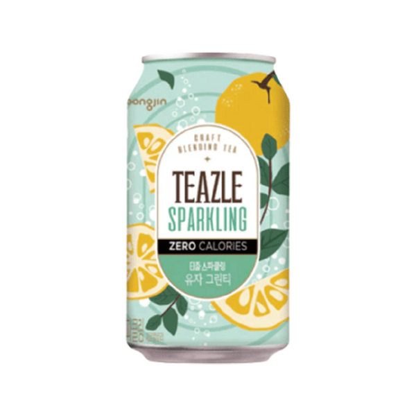 WOONG JIN Teazle Zero Sparkling Citron & Green Tea 340ml - Longdan Official