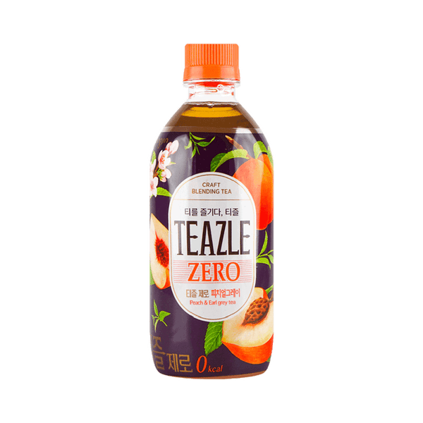 WOONG JIN Teazle Zero Peach&Earl Grey Tea 500ml - Longdan Official