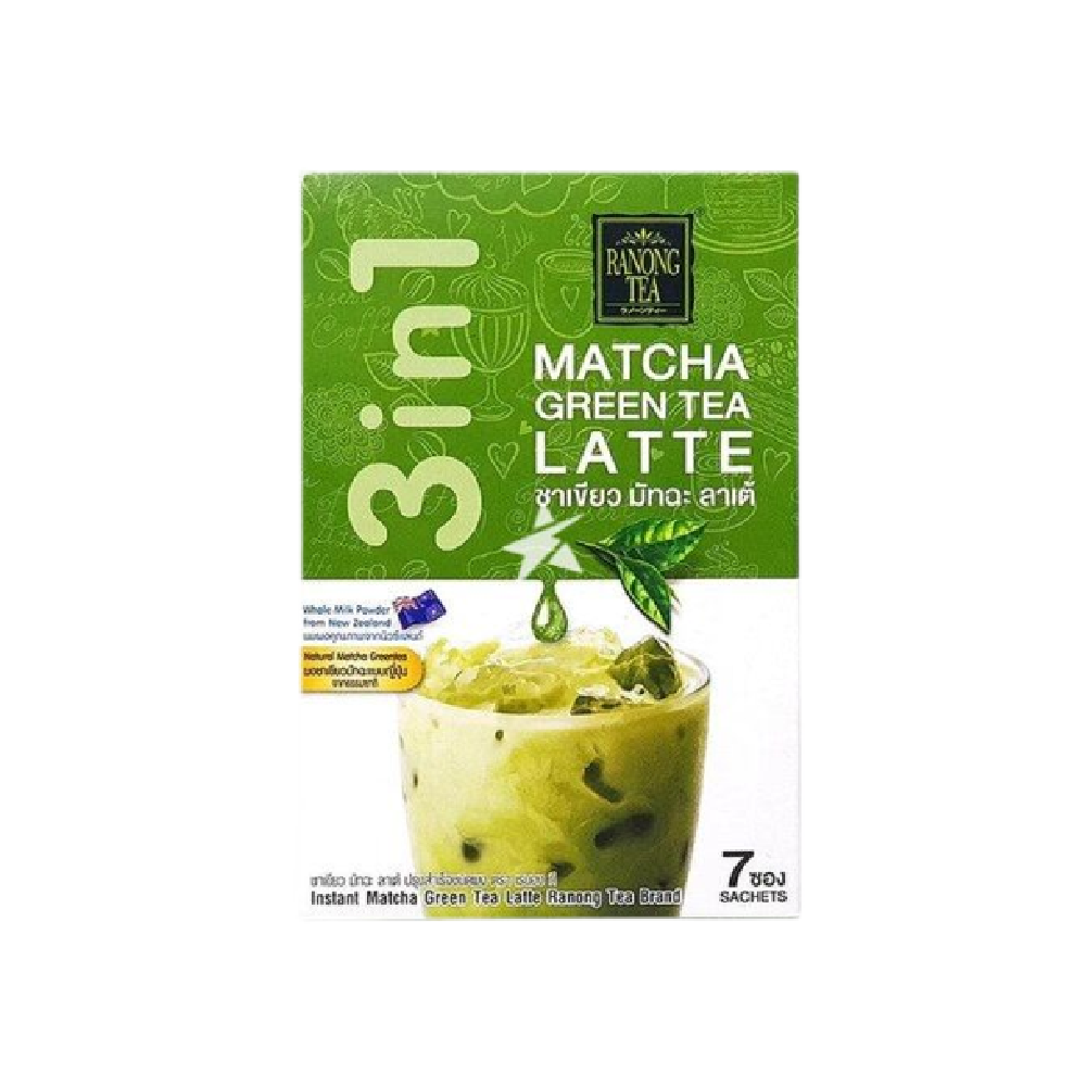 RANONG TEA Matcha Green Tea Latte Mix 7 bags 23g