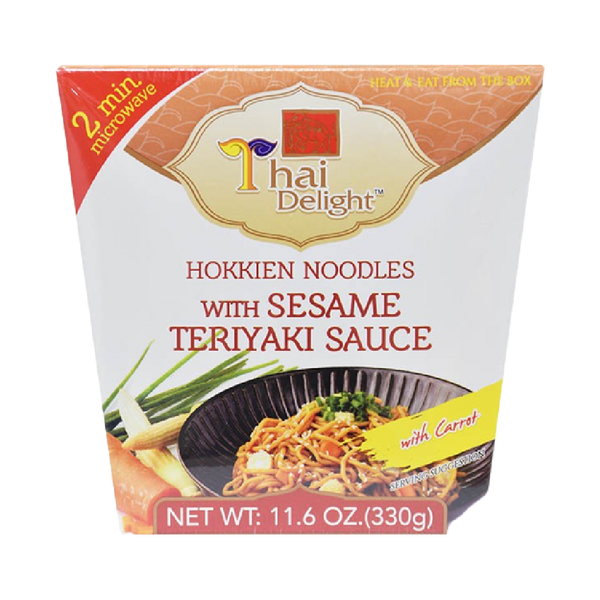 THAI DELIGHT Hokkien Noodles With Sesame Teriyaki Sauce 330g - Longdan Official