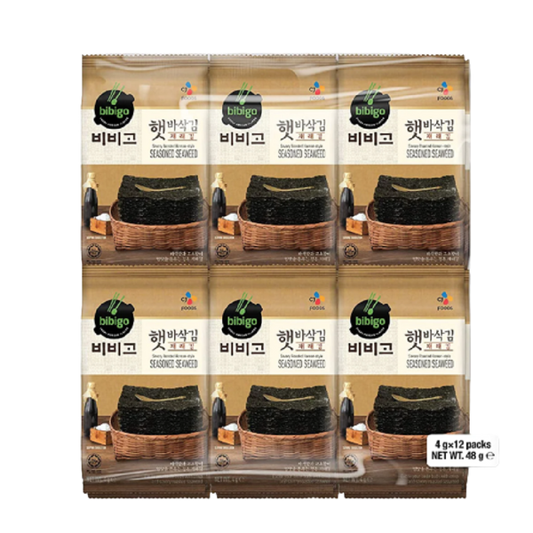 CJ BIBIGO Seasoned Seaweed Jaerae Snacks 4g - Longdan Official
