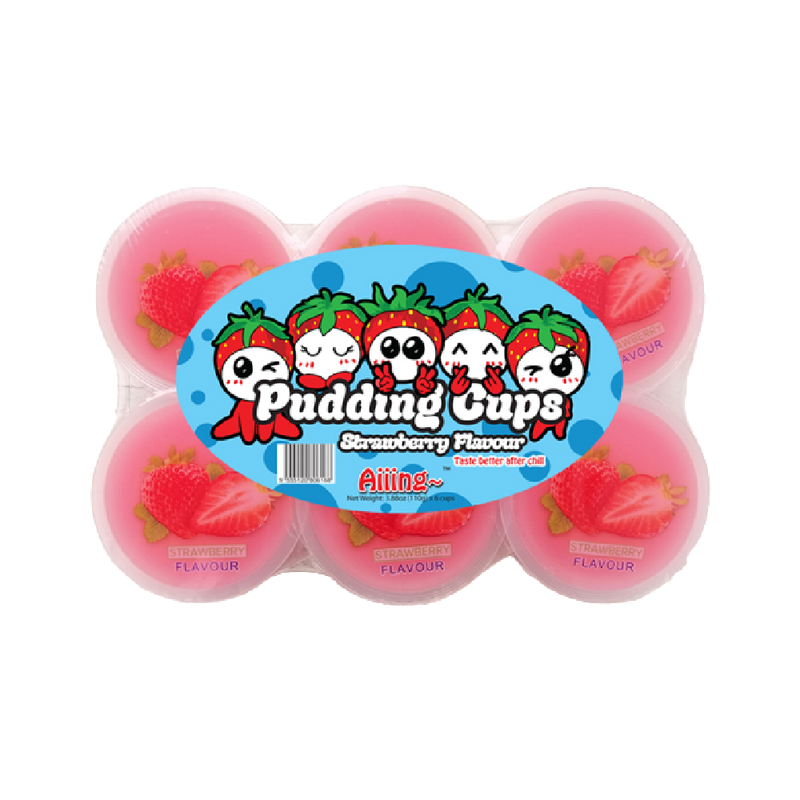 Aiiing Pudding - Strawberry 660g (6pcs) - Longdan Official