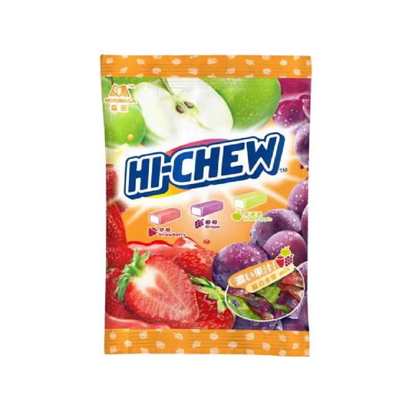 MORINAGA Hi-Chew Strawberry, Grape & Green Apple Favors 110g - Longdan Official