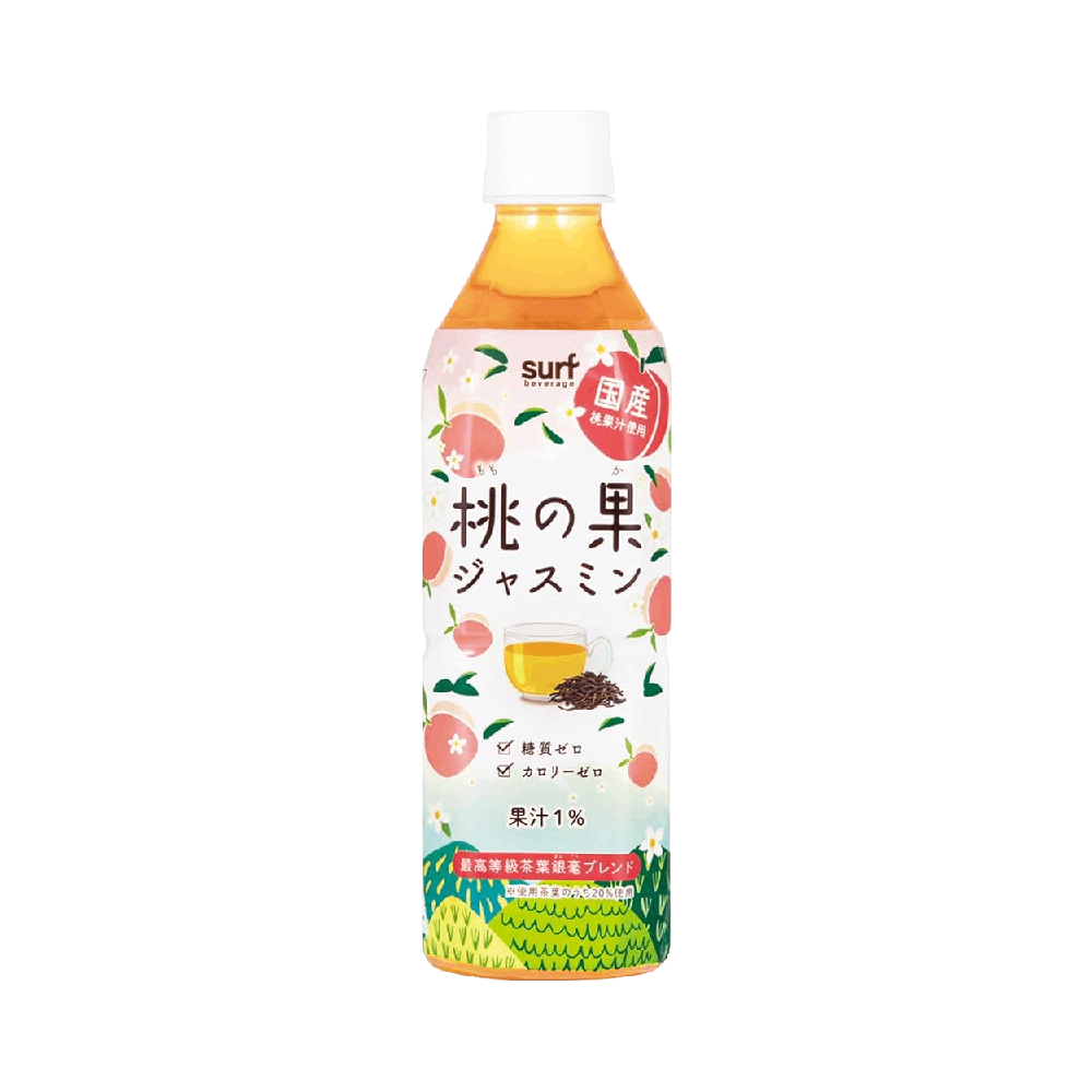 SURF BEVERAGE Peach and Jasmine Tea 500ml