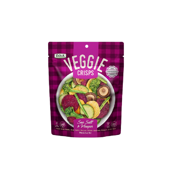 DJ & A Veggie Crisps Salt & Vinegar 90g - Longdan Official