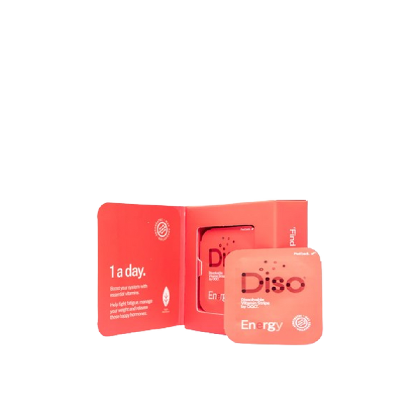 DISO Energy Strawberry Flavour 30 Strips - Longdan Official