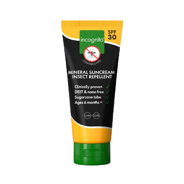 INCOGNITO Mineral Suncream Insect Repellent SPF30 100ML - Longdan Official