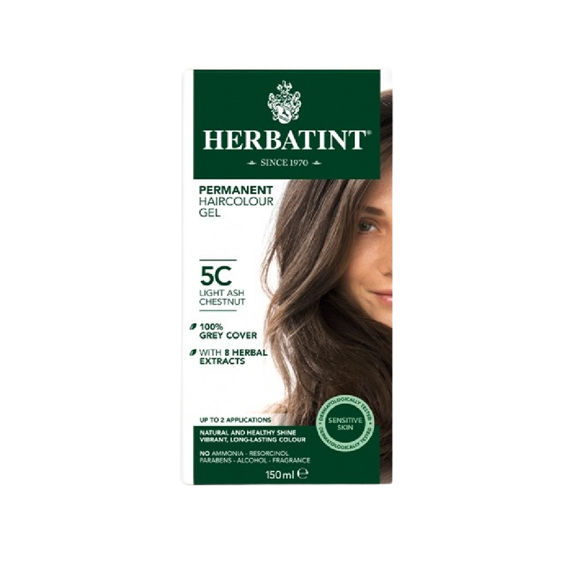HERBATINT Permanent Herbal Hair Color Light Ash Chestnut 150ML - Longdan Official