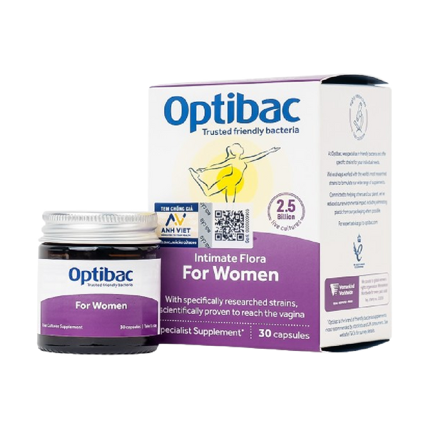 OPTIBAC For Women 30 Capsules - Longdan Official