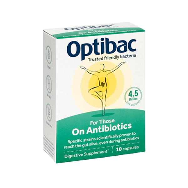 OPTIBAC For Those On Antibiotics 10 Capsules - Longdan Official