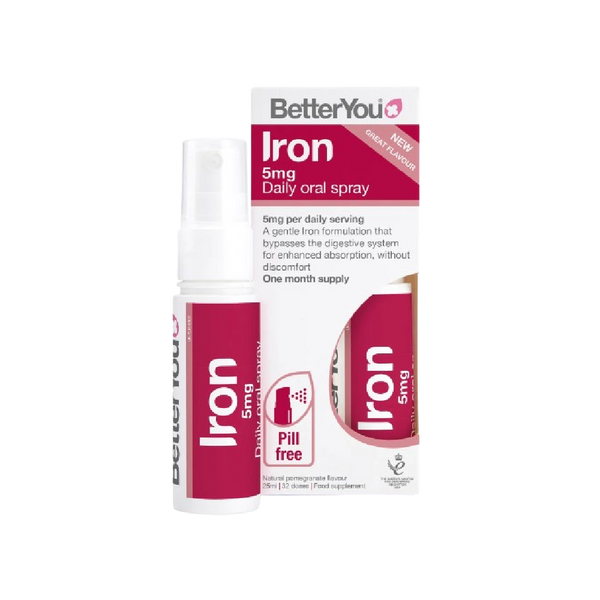 BETTER YOU Iron Daily Oral Spray 5mg 25ML - Longdan Official