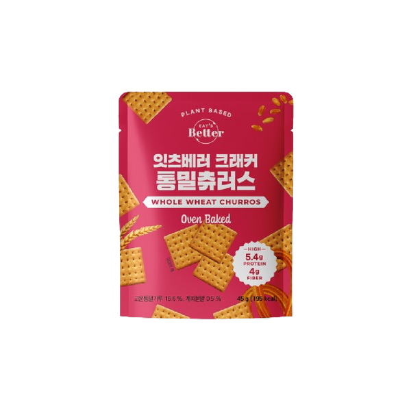 EAT's Better Cracker Whole Wheat Churrus 45g - Longdan Official