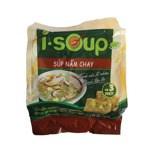 ISOUP Vegetarian Mushroom Soup 50g