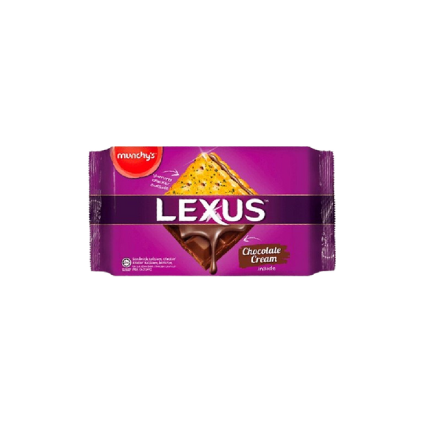MUNCHY'S Lexus Chocolate Cream Sandwich Cracker (19g*10) 190g