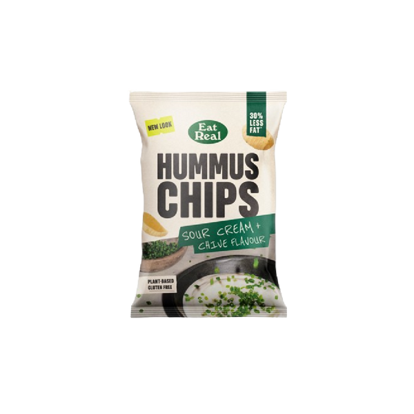 EAT REAL Hummus Chips Sour Cream & Chive 110g