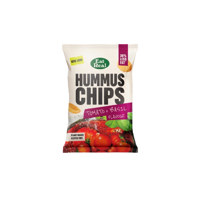 EAT REAL Hummus Chips Tomato & Basil 110g