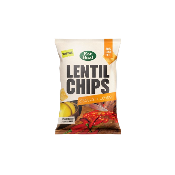 EAT REAL Lentil Chips Chilli & Lemon 95g