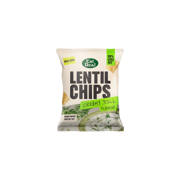 EAT REAL Lentil Chips Creamy Dill 40g