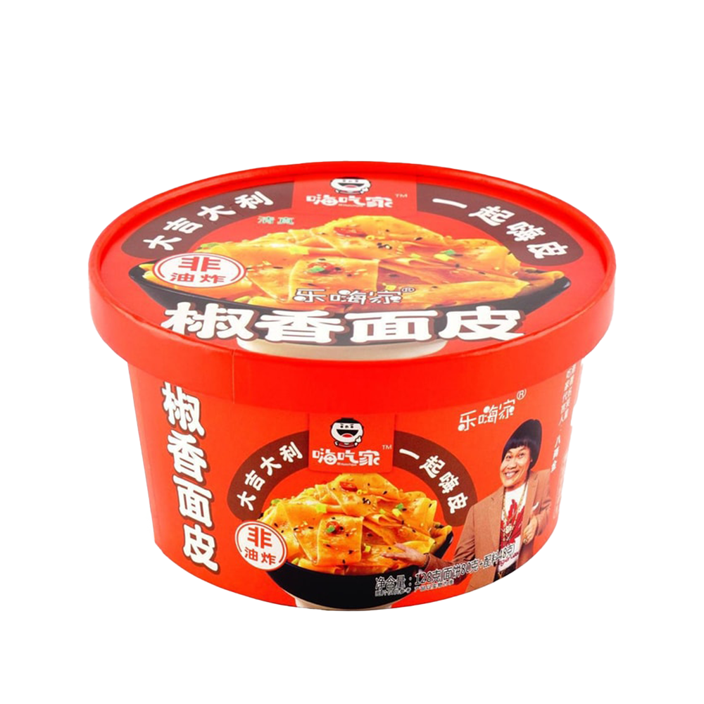 HAICHIJIA Pepper-flavored Wide Noodles 144g
