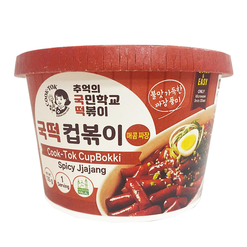 COOKTOK Tteokbokki Spicy Jjajang 135g