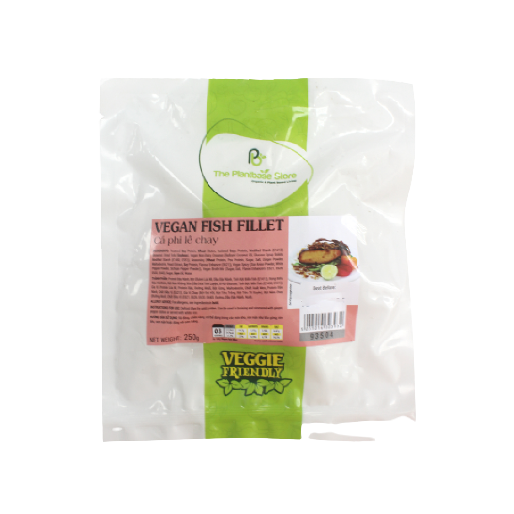 The Plantbase Store Vegan Fish Fillets 250g (Frozen)