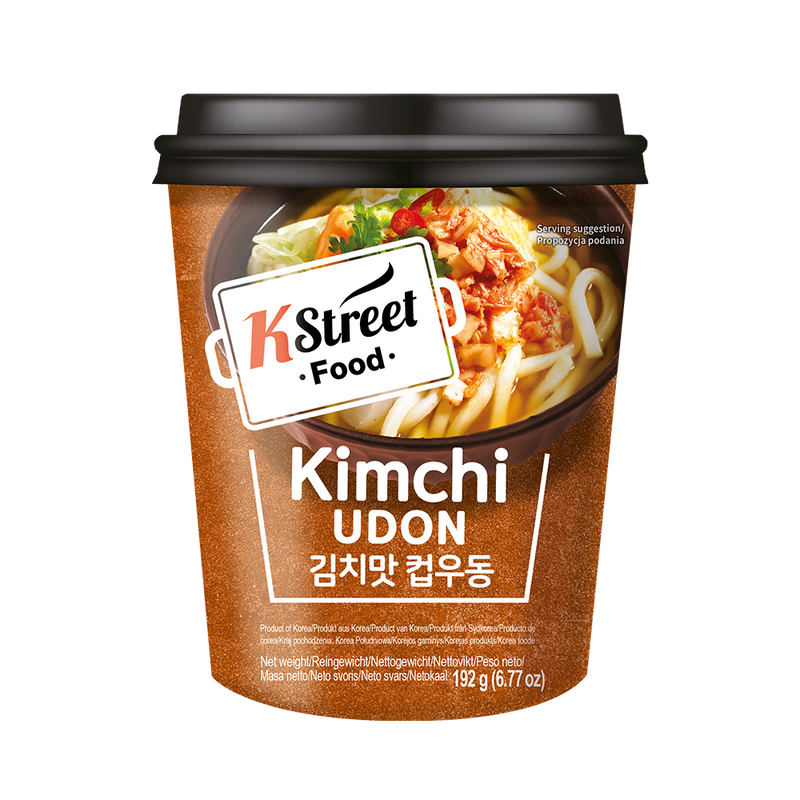 K STREET FOOD Cup Udon Kimchi Flavor 192g