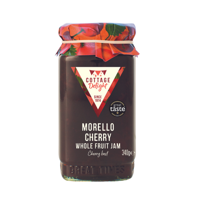 COTTAGE DELIGHT Morello Cherry Whole Fruit Jam 340g - Longdan Official