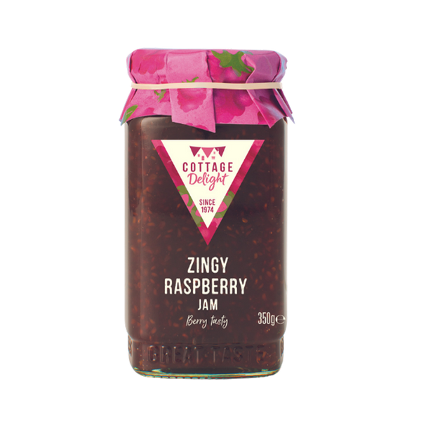 COTTAGE DELIGHT Zingy Raspberry Jam 350g - Longdan Official