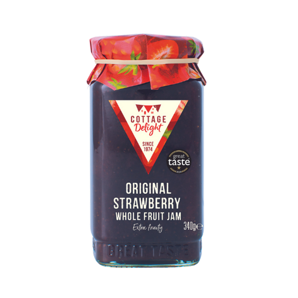 COTTAGE DELIGHT Original Strawberry Whole Fruit Jam 340g - Longdan Official