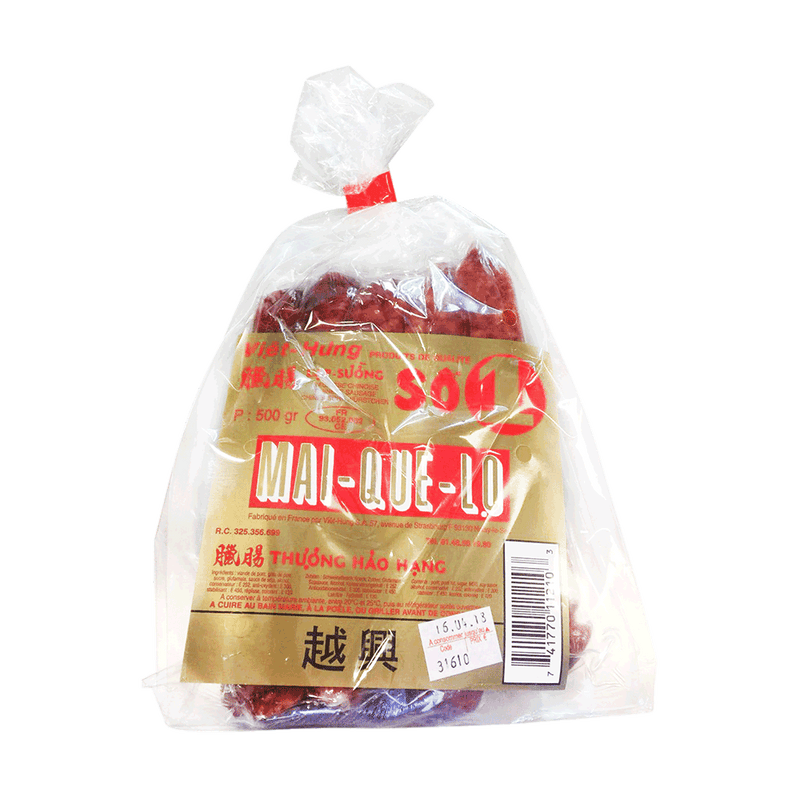 Viet Hung Sausage (Lapcheong) Mai Que Lo So 1 (500g) - Longdan Online Supermarket