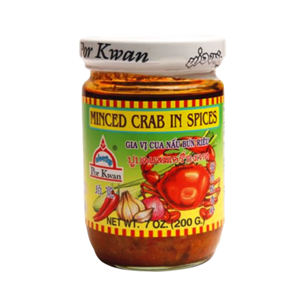 POR KWAN Minced Crab In Spices 200g - Longdan Official