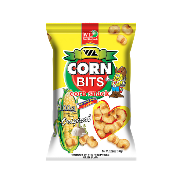 WL Corn Bits Snack Super Garlic Flavor Original 100G - Longdan Official Online Store