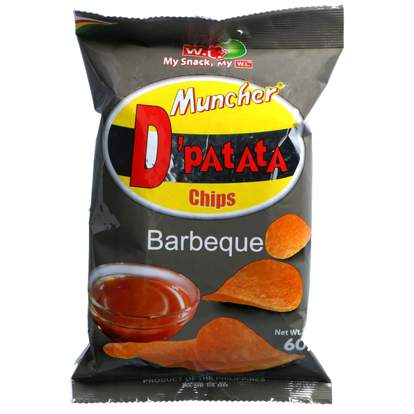 WL Muncher D'Patata Chips BBQ 60G - Longdan Official Online Store