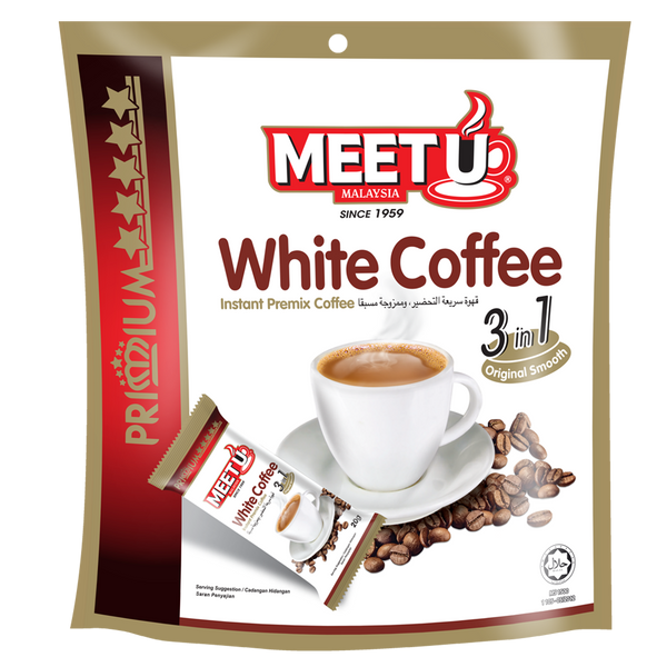 MEETU Primium White Coffee 3in1 200g - Longdan Official