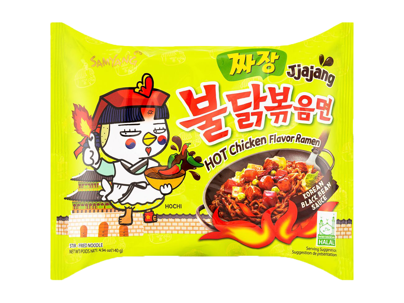 SAMYANG Hot Chicken Ramen Jjajang Bag 140g