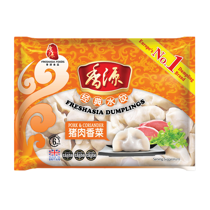 FRESHASIA Pork & Coriander Dumplings 400g (Frozen) - Longdan Official Online Store