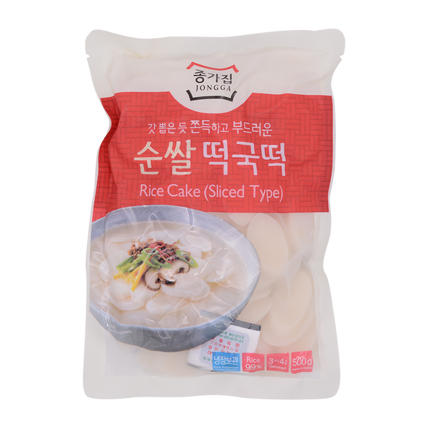 Chongga Sliced Rice Cake 500g - Longdan Online Supermarket
