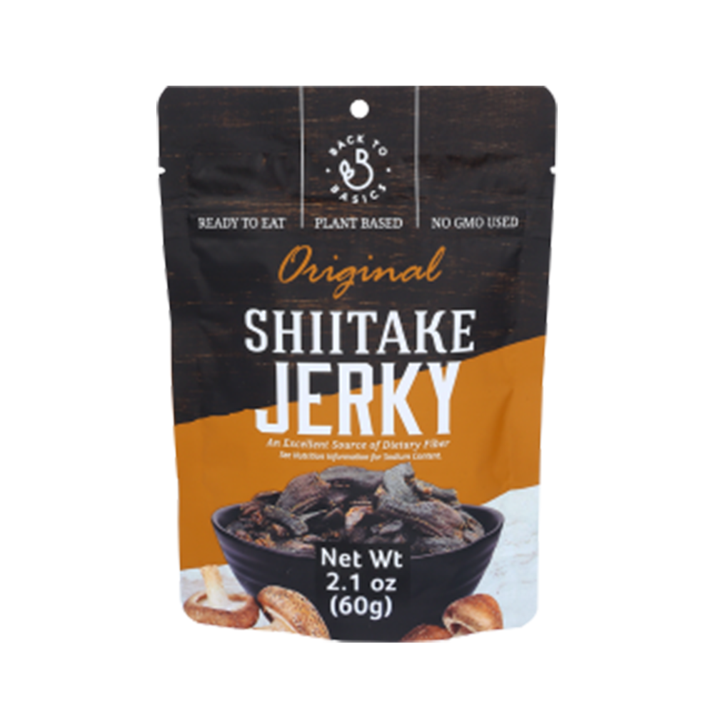 BACK TO BASICS Shiitake Jerky 60g