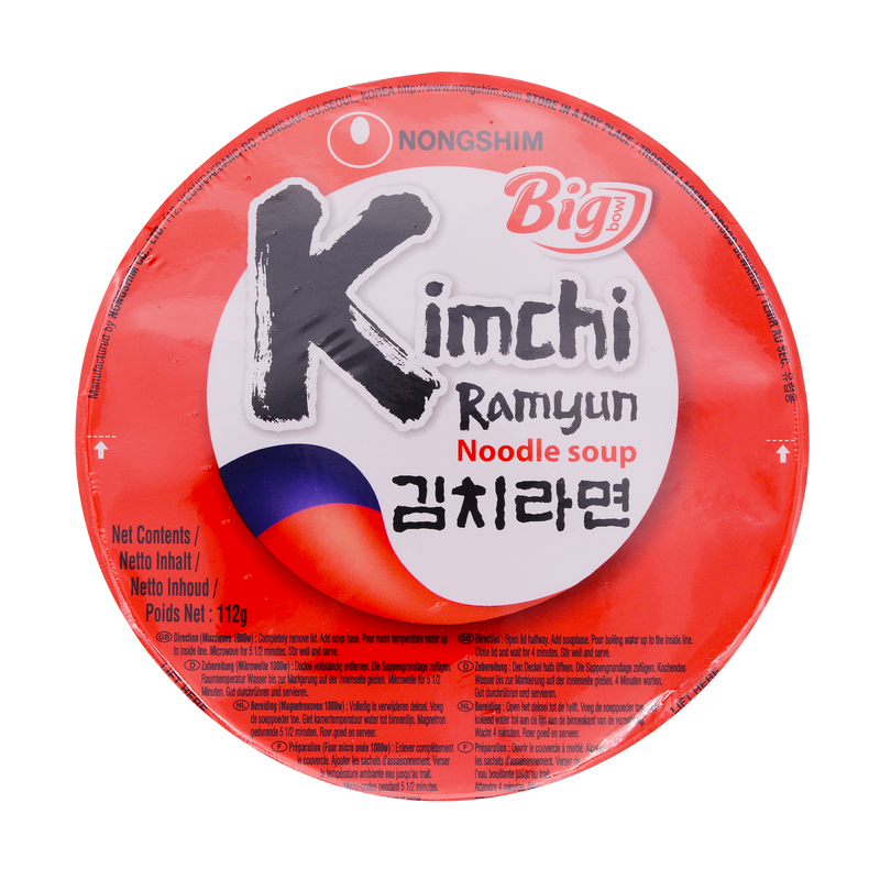 Nong Shim Big Bowl Ndl Kimchi 112g - Longdan Online Supermarket