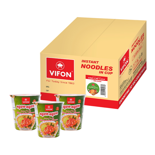 Vifon Oriental Style Shrimp & Lime Flavour 60g (Case 24) - Longdan Official