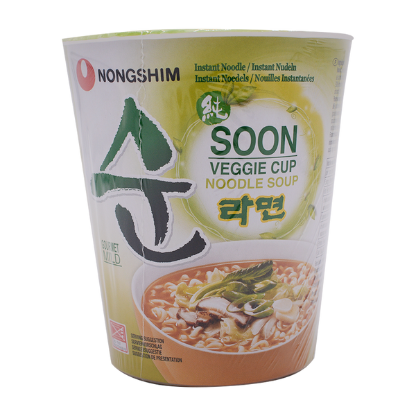 Nong Shim Soon Veggie Cup 67g 12PC - Longdan Online Supermarket