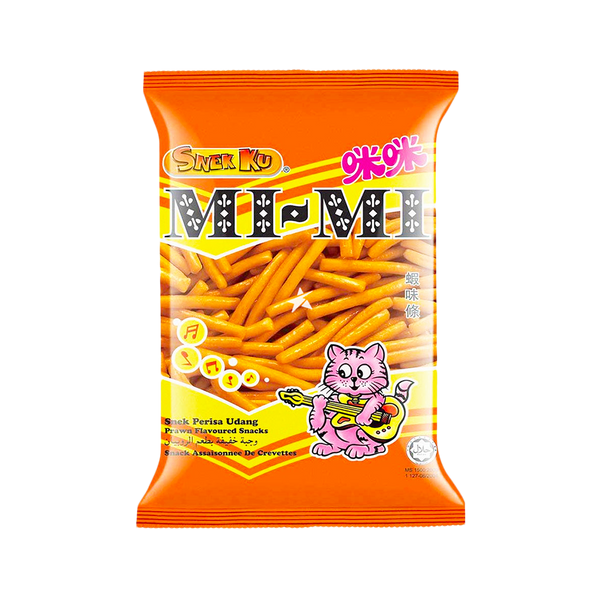 SNEK KU Mi Mi Prawn Flavour Snack 80G - Longdan Official