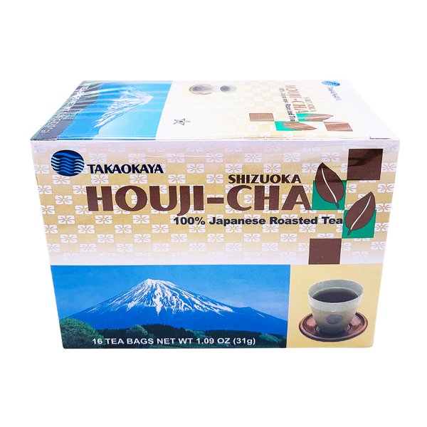 TAKAOKAYA Houjicha Teabags - Roasted Green Tea (16pcs) 31g - Longdan Official