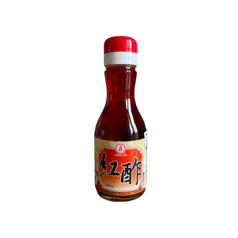 KONG YEN Red Rice Vinegar 200ml - Longdan Official
