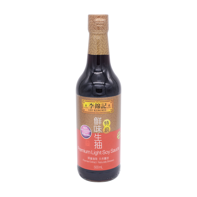 Lee Kum Kees Premium Light Soy Sauce 500ml - Longdan Online Supermarket