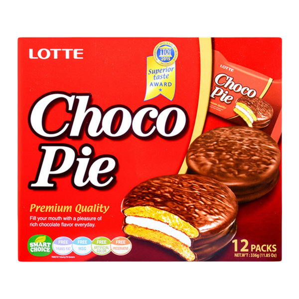 LOTTE Choco Pie - Original 336g (12pcs) - Longdan Official